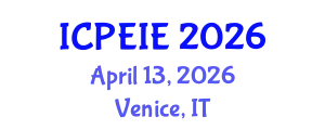 International Conference on Power Electronics and Instrumentation Engineering (ICPEIE) April 13, 2026 - Venice, Italy