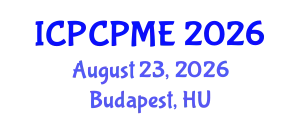 International Conference on Physical Coastal Processes, Management and Engineering (ICPCPME) August 23, 2026 - Budapest, Hungary