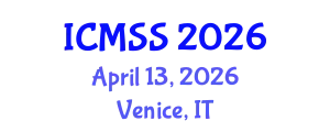 International Conference on Mathematical Sciences and Statistics (ICMSS) April 13, 2026 - Venice, Italy