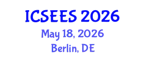 International Conference on Sustainable Energy and Environmental Sciences (ICSEES) May 18, 2026 - Berlin, Germany
