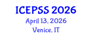 International Conference on Education, Psychology and Social Sciences (ICEPSS) April 13, 2026 - Venice, Italy