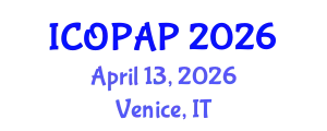 International Conference on Optoelectronics, Photonics and Applied Physics (ICOPAP) April 13, 2026 - Venice, Italy