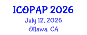 International Conference on Optoelectronics, Photonics and Applied Physics (ICOPAP) July 12, 2026 - Ottawa, Canada