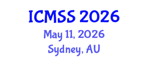 International Conference on Management and Service Science (ICMSS) May 11, 2026 - Sydney, Australia