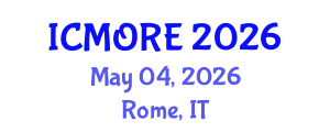 International Conference on Management, Operations Research and Economics (ICMORE) May 04, 2026 - Rome, Italy