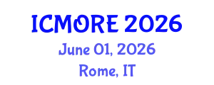 International Conference on Management, Operations Research and Economics (ICMORE) June 01, 2026 - Rome, Italy