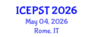 International Conference on Education, Psychology, Society and Tourism (ICEPST) May 04, 2026 - Rome, Italy