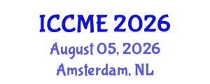 International Conference on Chemical and Materials Engineering (ICCME) August 05, 2026 - Amsterdam, Netherlands
