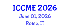 International Conference on Chemical and Materials Engineering (ICCME) June 01, 2026 - Rome, Italy