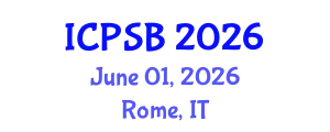 International Conference on Psychological Sciences and Behaviors (ICPSB) June 01, 2026 - Rome, Italy