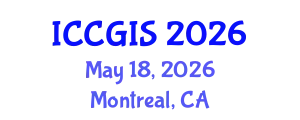International Conference on Cartography and Geoinformation Science (ICCGIS) May 18, 2026 - Montreal, Canada