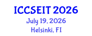 International Conference on Computational Science, Engineering and Information Technology (ICCSEIT) July 19, 2026 - Helsinki, Finland