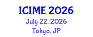 International Conference on Innovation, Management and Economics (ICIME) July 22, 2026 - Tokyo, Japan