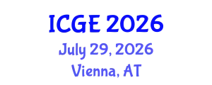 International Conference on Green Energy (ICGE) July 29, 2026 - Vienna, Austria