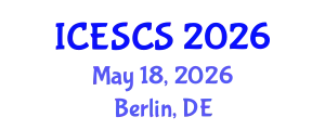International Conference on Engineering Supply Chain Systems (ICESCS) May 18, 2026 - Berlin, Germany