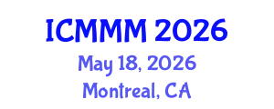 International Conference on Microelectronics, Microprocessors and Microsystems (ICMMM) May 18, 2026 - Montreal, Canada
