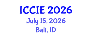 International Conference on Civil and Infrastructure Engineering (ICCIE) July 15, 2026 - Bali, Indonesia