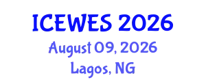 International Conference on Energy, Water and Environment Systems (ICEWES) August 09, 2026 - Lagos, Nigeria