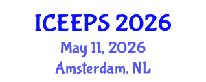 International Conference on Education, Psychology, Economics and Society (ICEEPS) May 11, 2026 - Amsterdam, Netherlands