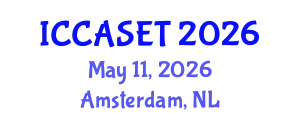 International Conference on E-commerce, E-administration, E-society, E-education and E-technology (ICCASET) May 11, 2026 - Amsterdam, Netherlands