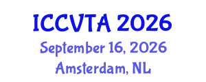 International Conference on Computer Vision Theory and Applications (ICCVTA) September 16, 2026 - Amsterdam, Netherlands