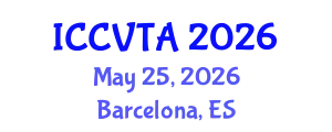 International Conference on Computer Vision Theory and Applications (ICCVTA) May 25, 2026 - Barcelona, Spain