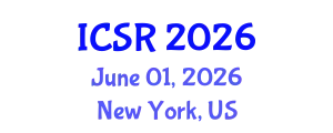 International Conference on Social Robotics (ICSR) June 01, 2026 - New York, United States