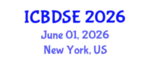 International Conference on Big Data Science and Engineering (ICBDSE) June 01, 2026 - New York, United States