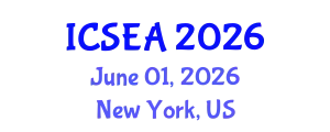 International Conference on Sustainable Environment and Agriculture (ICSEA) June 01, 2026 - New York, United States