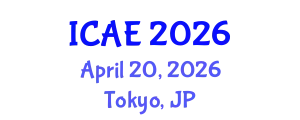 International Conference on Applied Energy (ICAE) April 20, 2026 - Tokyo, Japan