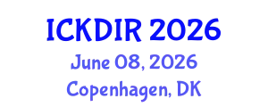 International Conference on Knowledge Discovery and Information Retrieval (ICKDIR) June 08, 2026 - Copenhagen, Denmark
