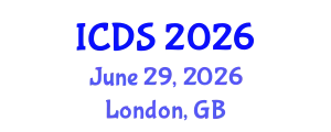 International Conference on Data Science (ICDS) June 29, 2026 - London, United Kingdom