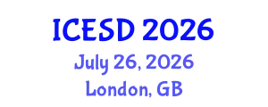 International Conference on Economic and Sustainable Development (ICESD) July 26, 2026 - London, United Kingdom