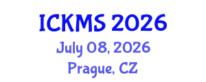 International Conference on Knowledge Management Studies (ICKMS) July 08, 2026 - Prague, Czechia