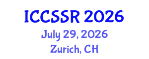 International Conference on Corporate Strategy and Social Responsibility (ICCSSR) July 29, 2026 - Zurich, Switzerland