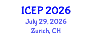 International Conference on Environment and Pollution (ICEP) July 29, 2026 - Zurich, Switzerland