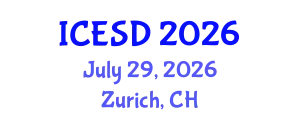 International Conference on Environment and Sustainable Development (ICESD) July 29, 2026 - Zurich, Switzerland