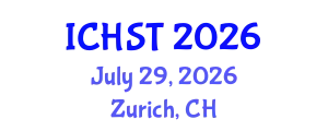 International Conference on Hydrology Science and Technology (ICHST) July 29, 2026 - Zurich, Switzerland