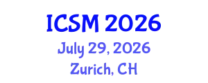 International Conference on Sustainable Manufacturing (ICSM) July 29, 2026 - Zurich, Switzerland