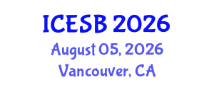 International Conference on Entrepreneurship and Small Business (ICESB) August 05, 2026 - Vancouver, Canada