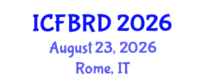 International Conference on Family Business and Regional Development (ICFBRD) August 23, 2026 - Rome, Italy