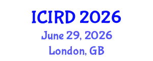 International Conference on Innovation and Regional Development (ICIRD) June 29, 2026 - London, United Kingdom