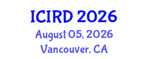 International Conference on Innovation and Regional Development (ICIRD) August 05, 2026 - Vancouver, Canada