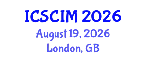 International Conference on Supply Chain and Inventory Management (ICSCIM) August 19, 2026 - London, United Kingdom