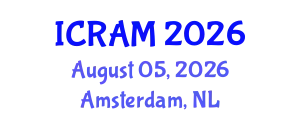International Conference on Risk Assessment and Management (ICRAM) August 05, 2026 - Amsterdam, Netherlands