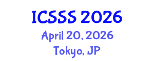 International Conference on Society Systems Science (ICSSS) April 20, 2026 - Tokyo, Japan