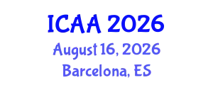 International Conference on Agroforestry and Agriculture (ICAA) August 16, 2026 - Barcelona, Spain