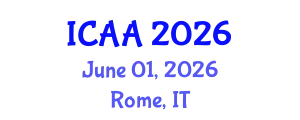 International Conference on Agroforestry and Agriculture (ICAA) June 01, 2026 - Rome, Italy
