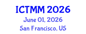 International Conference on Tourism Marketing and Management (ICTMM) June 01, 2026 - San Francisco, United States