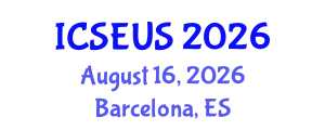 International Conference on Society, Economics and Urban Studies (ICSEUS) August 16, 2026 - Barcelona, Spain